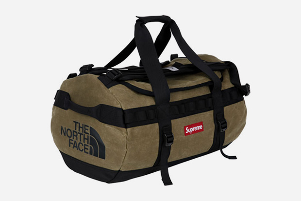 north face supreme duffle