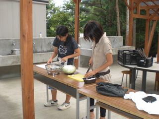 野外炊飯