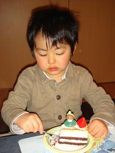 きょんちとケーキ