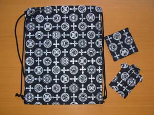 巾着セットラメクロス