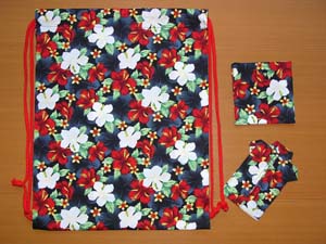 巾着セットハイビスカス