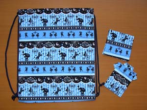 巾着セットサーカスブルー