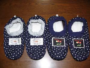 キルティングでルームシューズ♪～画像あり