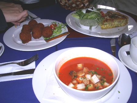 クロケットとキッシュ