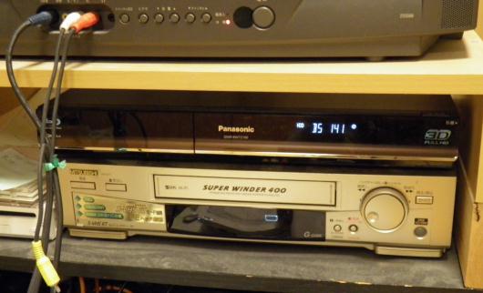 設置したBDレコーダ