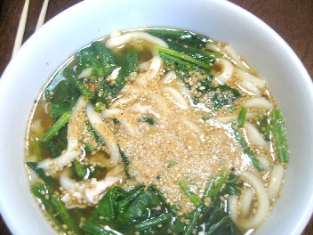 ほうれんそううどん