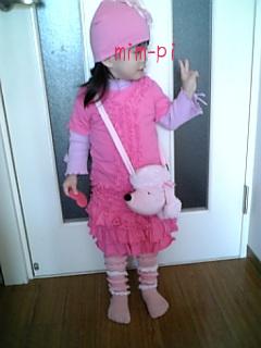 mim-piにお花帽