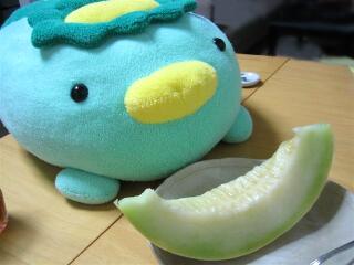 このメロン、うまいのだ～