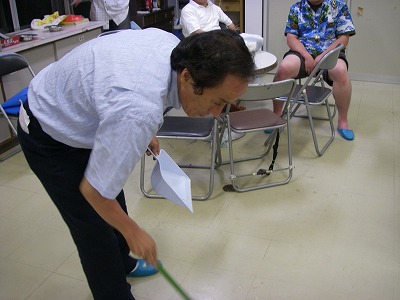 掃除してます。事務局阿部