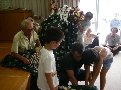 10獅子踊り指導