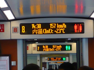 ＣＲＨ１　電光表示