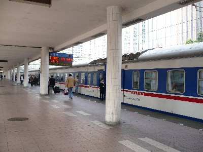 北京行き長距離列車