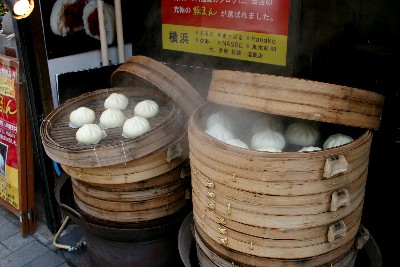 横浜中華街・豚饅