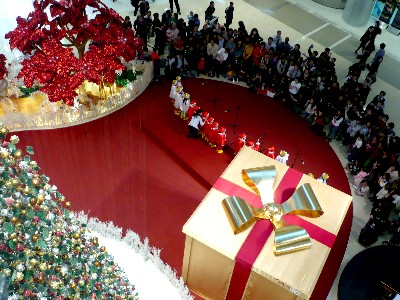 Christmas tree in IFC Mall 3