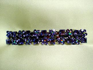 バレッタ　スクエアフラワー