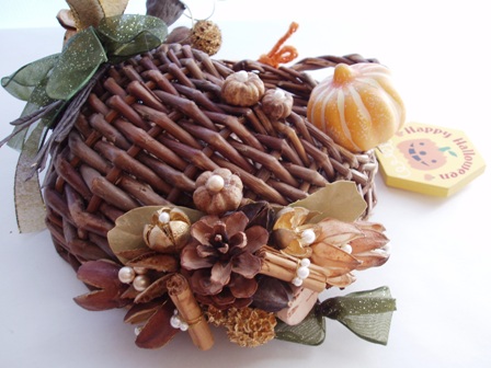 2006　10月レッスン　ハロウィーン　カゴ　右下