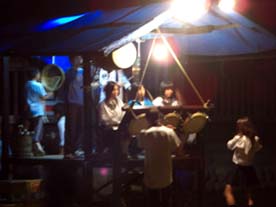 高城神社練習風景