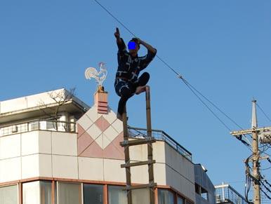 出初め式・鳥金前２