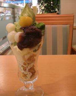 はふほ　抹茶パフェ