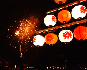 岡部コスモス祭071014夜・３