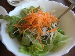 カフェドリッチのモーニング　サラダ