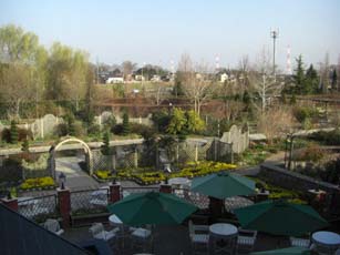 ウィンザーティールーム　２階席からの眺め