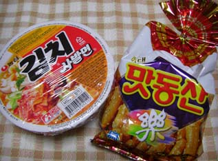 梨花で買った韓国食品