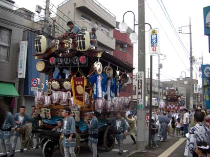 うちわ祭070721・線路南方面