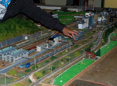 熊谷えびす祭　熊谷駅にて鉄道模型展示・２