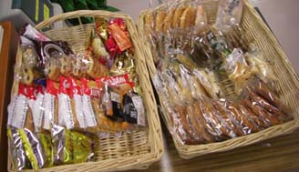 熊谷献血ルーム　お菓子