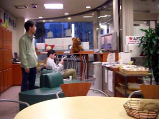 熊谷献血ルーム　待合室