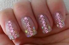 ピンク　アクリルストーン