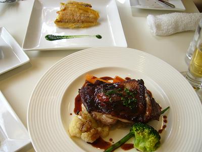 なんとか鶏の　なんとか焼き　＆　真鯛の　なんとか