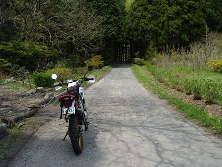 八溝真名畑線入口