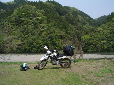 テントサイト（バイク）