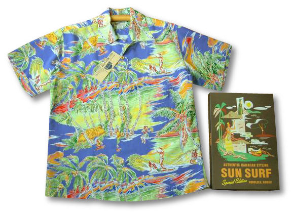 サンサーフ アロハシャツ 東洋エンタープライズ SUN SURF スペシャルエディションアロハシャツ SS34662 SUNSET PALMS サンセットパーム