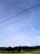 ９・１６飛行機雲