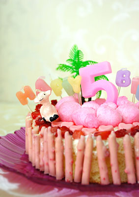 5歳のピンクな誕生日ケーキ 画 ままごはん 離乳食幼児食レシピ 朝ごはん 一生餅 誕生日ケーキ通販 楽天ブログ