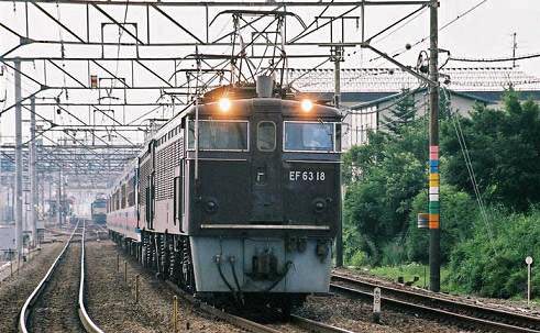 EF63+臨時列車