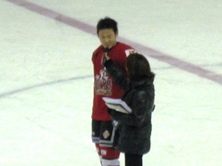 ヒーローインタビュー