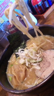 福たけの濃厚味噌ラーメン（つけ麺用の麺使用バージョン）