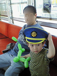 車掌さん（999）の、帽子だよ～！！