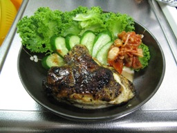 鶏ムネ肉の山椒焼き