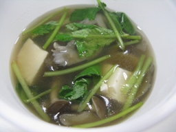 キノコのすまし