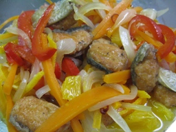 秋鮭の南蛮漬け