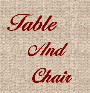 テーブル＆チェア