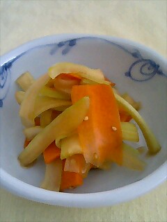 セロリの漬け物