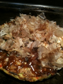 ダブル炭水化物 お好み焼き定食