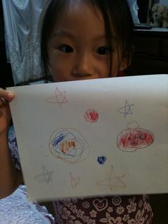 サラが絵を描いてくれました。.JPG