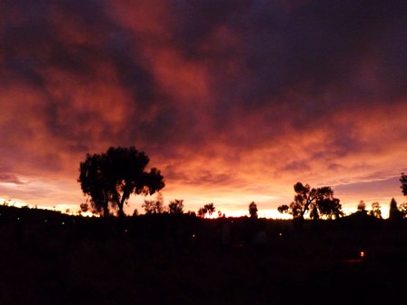 dawn at Uluru